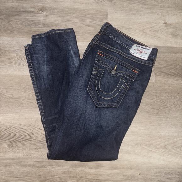 True Religion Men’s Bobby Jeans Made in USA World Tour 42x32 - Picture 1 of 7